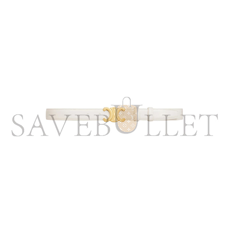 CELINE BELT TRIOMPHE 25MM IN TAURILLON LEATHER 45AK93A01.01RC
